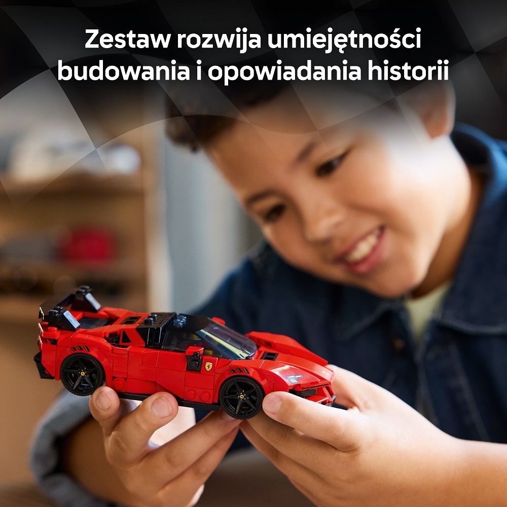 Klocki Lego Speed Champions 77254 Samochód sportowy Ferrari SF90 XX Stradale, zabawki Nino Bochnia, pomysł na prezent dla 9 latka, klocki lego speed champions 77254, lego ferrari