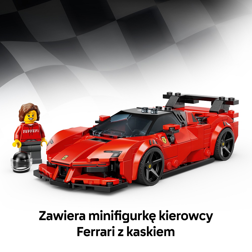 Klocki Lego Speed Champions 77254 Samochód sportowy Ferrari SF90 XX Stradale, zabawki Nino Bochnia, pomysł na prezent dla 9 latka, klocki lego speed champions 77254, lego ferrari