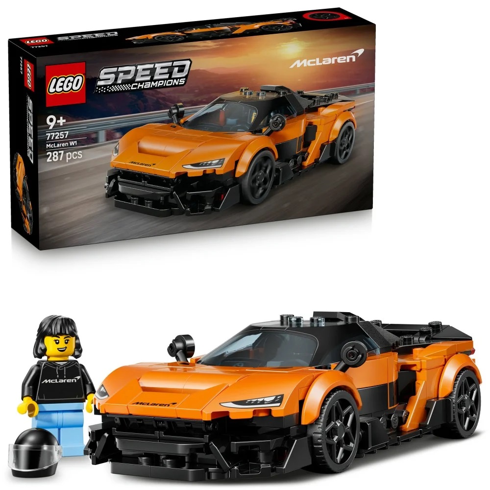 Klocki Lego Speed Champions 77257 McLaren W1, zabawki Nino Bochnia, pomysł na prezent dla 9 latka, lego Speed Champions, lego samochód mclaren