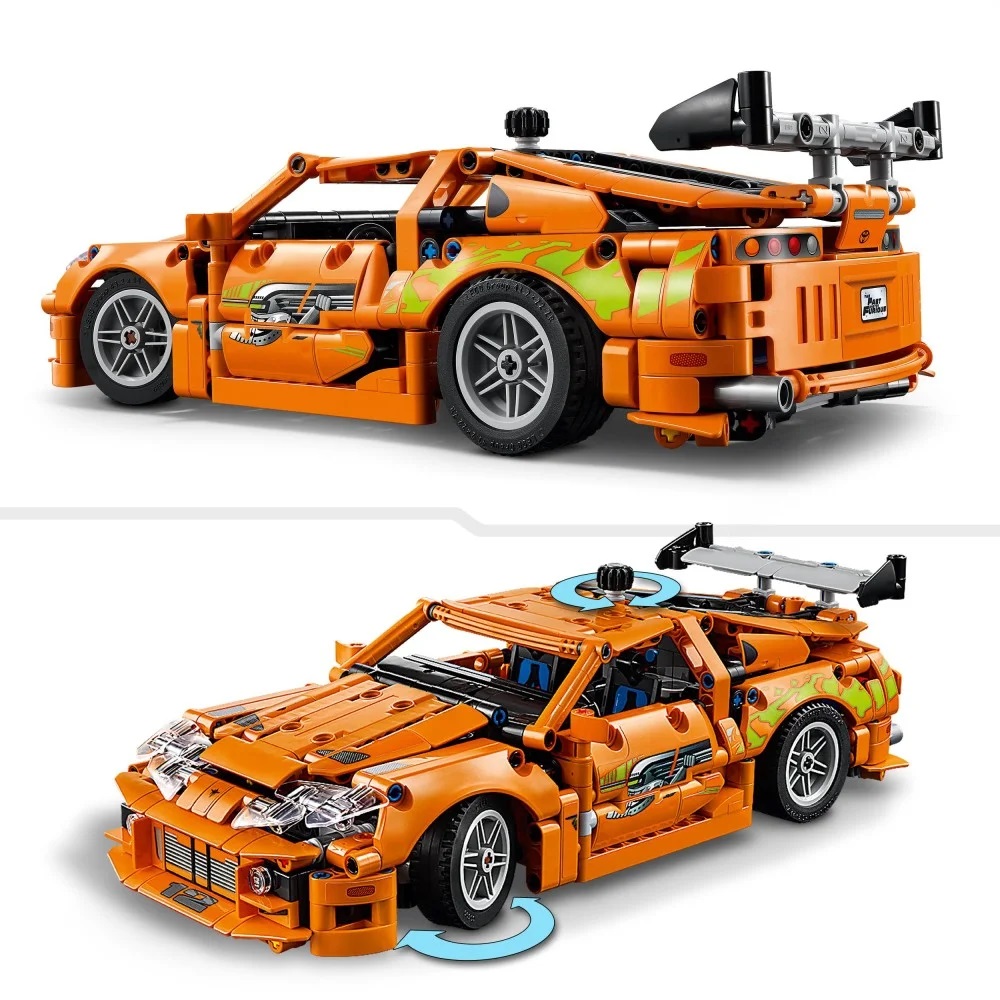 Klocki Lego Technic 42204 Fast And Furious Toyota Supra MK4, zabawki Nino Bochnia, pomysł na prezent dla 9 latka, lego Technic samochód, klocki lego technic 42204