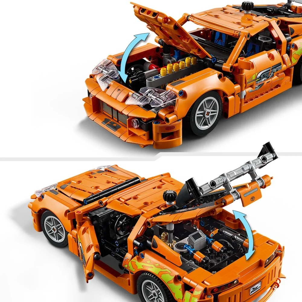 Klocki Lego Technic 42204 Fast And Furious Toyota Supra MK4, zabawki Nino Bochnia, pomysł na prezent dla 9 latka, lego Technic samochód, klocki lego technic 42204