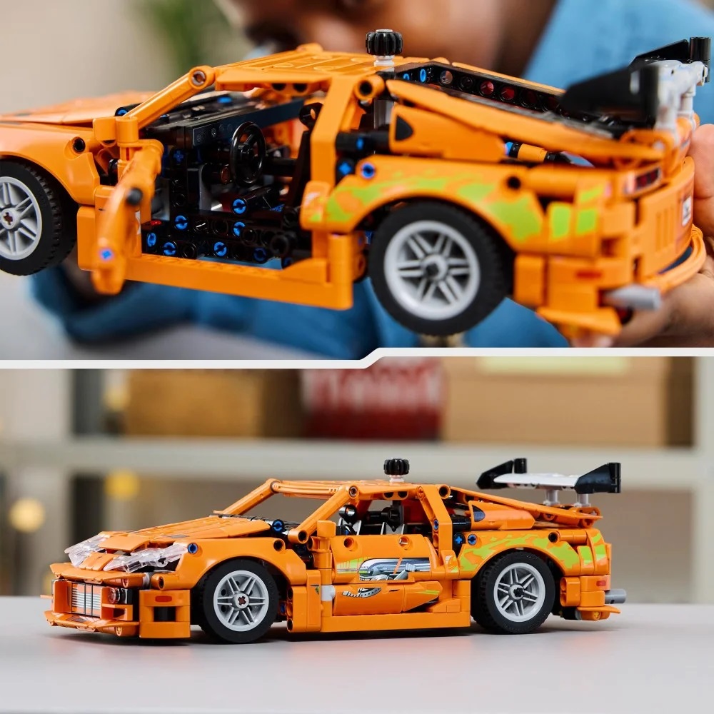 Klocki Lego Technic 42204 Fast And Furious Toyota Supra MK4, zabawki Nino Bochnia, pomysł na prezent dla 9 latka, lego Technic samochód, klocki lego technic 42204