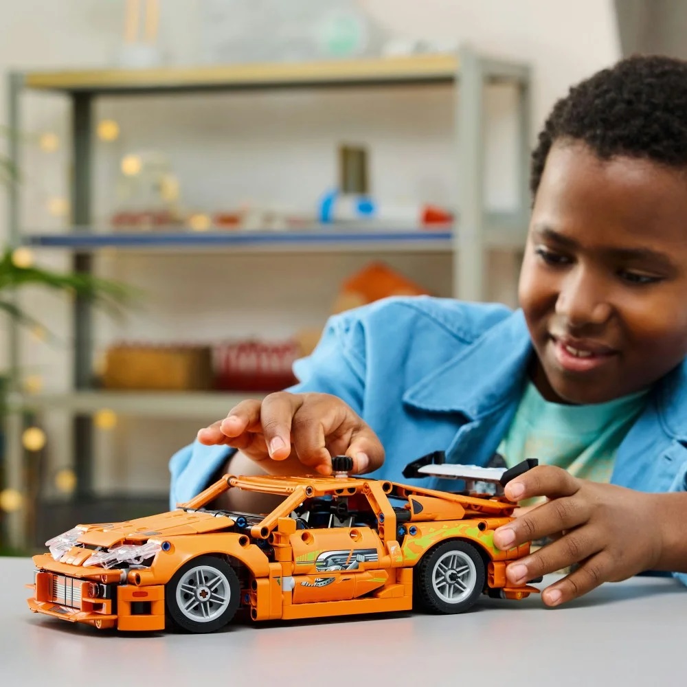 Klocki Lego Technic 42204 Fast And Furious Toyota Supra MK4, zabawki Nino Bochnia, pomysł na prezent dla 9 latka, lego Technic samochód, klocki lego technic 42204