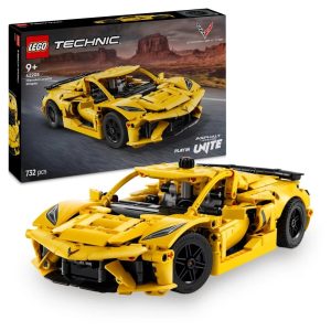 Klocki Lego Technic 42205 Chevrolet Corvette Stingray, zabawki Nino Bochnia, pomysł na prezent dla 9 latka, lego technic 42205, lego samochody