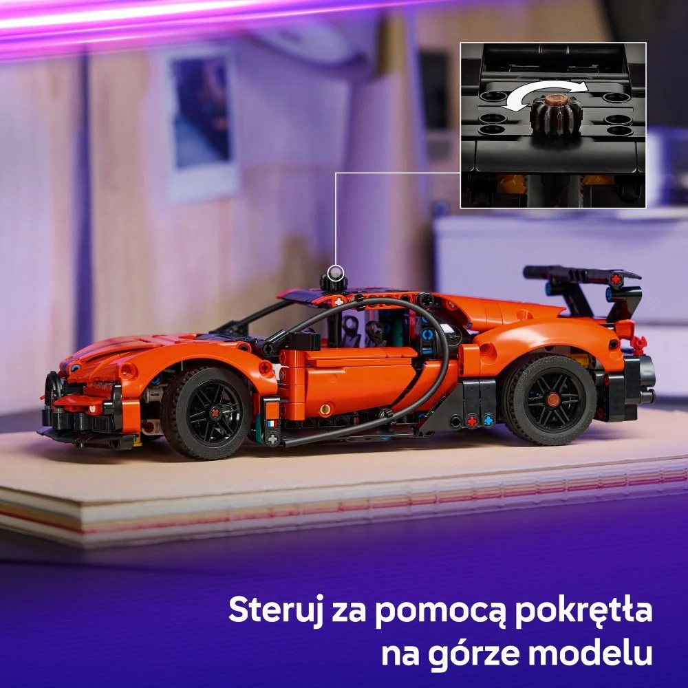 Klocki Lego Technic 42222 Hipersamochód Bugatti Chiron Pur Sport, zabawki Nino Bochnia, pomysł na prezent dla 9 latka, lego samochód, lego bugatti 42222