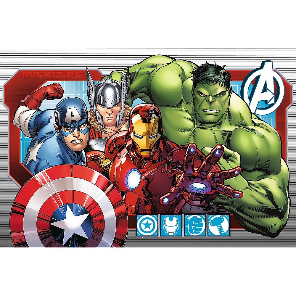 Trefl puzzle maxi 24 el Avengers Zawsze sprawiedliwi 14378, zabawki Nino Bochnia, pomysł na prezent dla 3 latka, puzzle maxi elementy