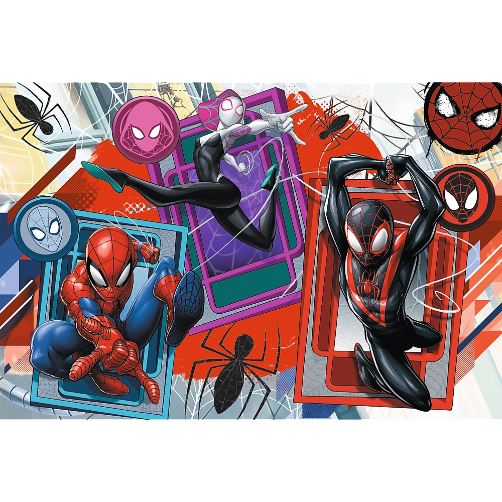 Trefl puzzle maxi 24 el Spiderman Pajęcze zmysły 14366, zabawki nino Bochnia, pomysł na prezent dla 3 latka, puzzle maxi elementy dla maluszka