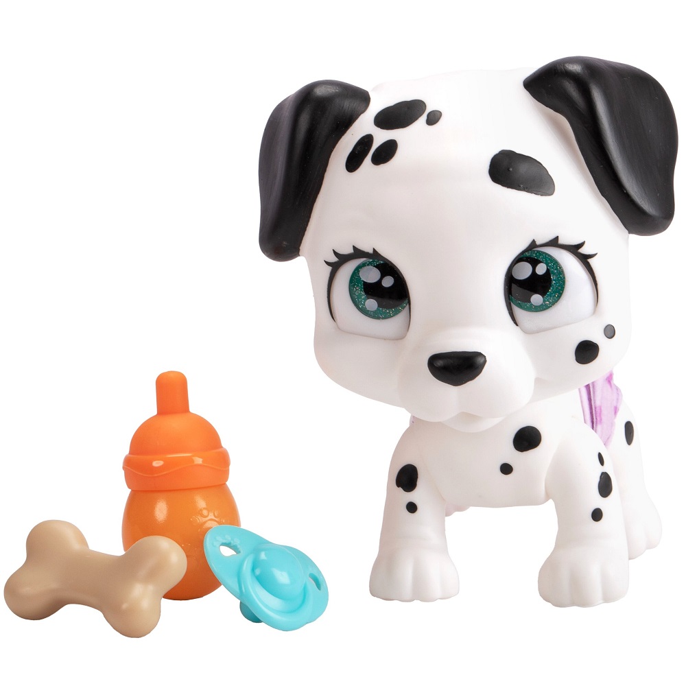 simba pamper petz piesek dalmatyńczyk z pieluszkowego gangu, zabawki Nino Bochnia, pomysł na prezent dla 5 latki, sikający piesek, piesek dalmatyńczyk do opieki, piesek z butelką dla dziewczynki