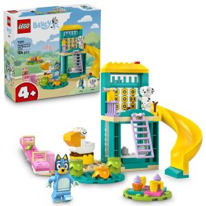 Klocki Lego Bluey 11201 Bluey i latko na placu zabaw, zabawki Nino Bochnia, pomysł na prezent dla 4 latki, klocki Lego Bluey i Bingo