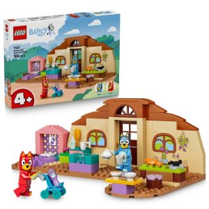 Klocki Lego Bluey 11221 Szkoła z Ryżykiem i Bluey, zabawki Nino Bochnia, pomysł na prezent dla 4 latka, lego Bingo i Bluey,