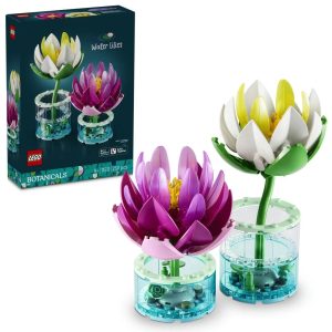 Klocki Lego Botanicals 11511 Lilie wodne, zabawki Nino Bochnia, pomysł na prezent dla osoby lubiącej kwiaty, klocki lego kwiaty, lego kwiaty do układania, lego lilie wodne