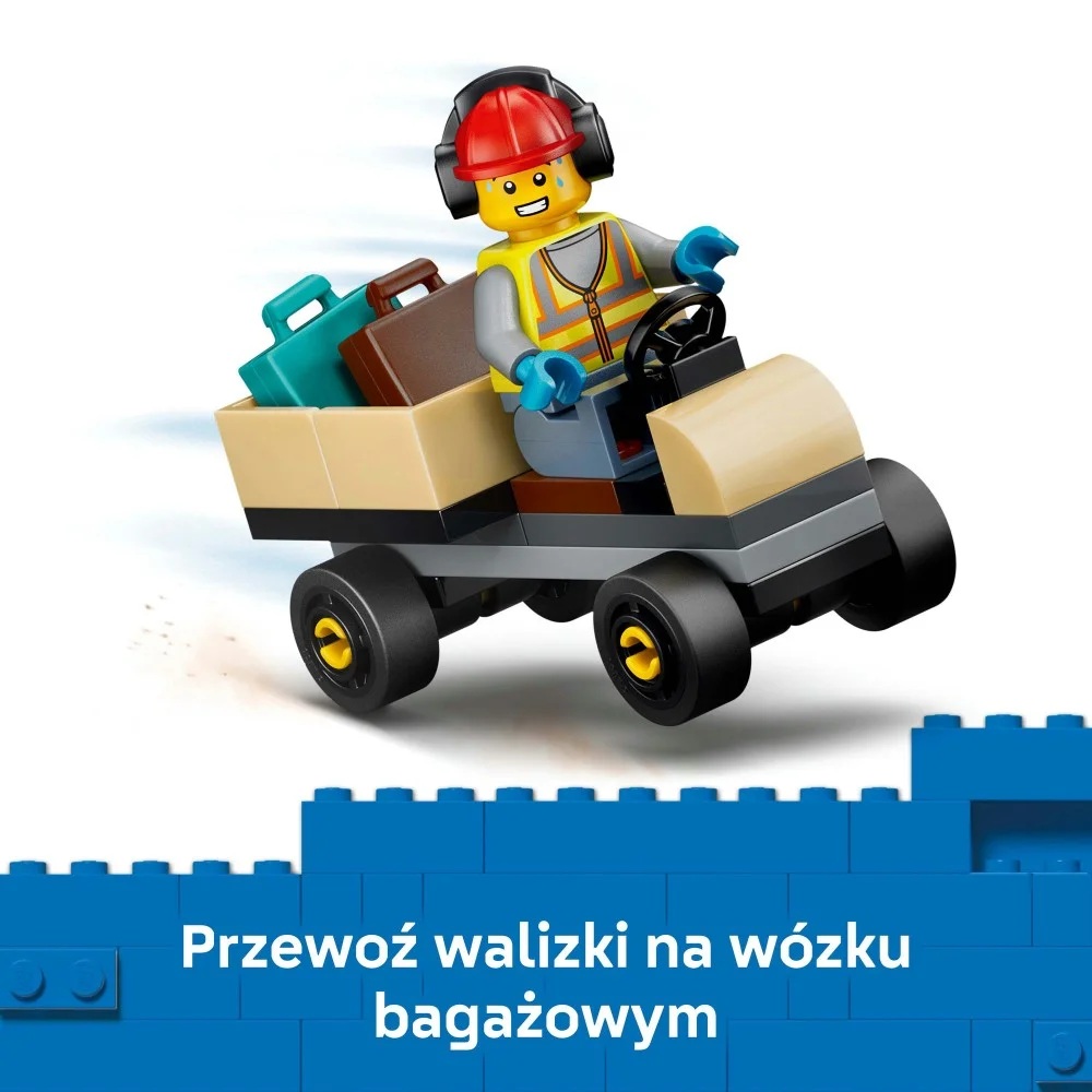 Klocki Lego City 60492 Samolot pasażerski, zabawki Nino Bochnia, pomysł na prezent dla 4 latka, lego samolot