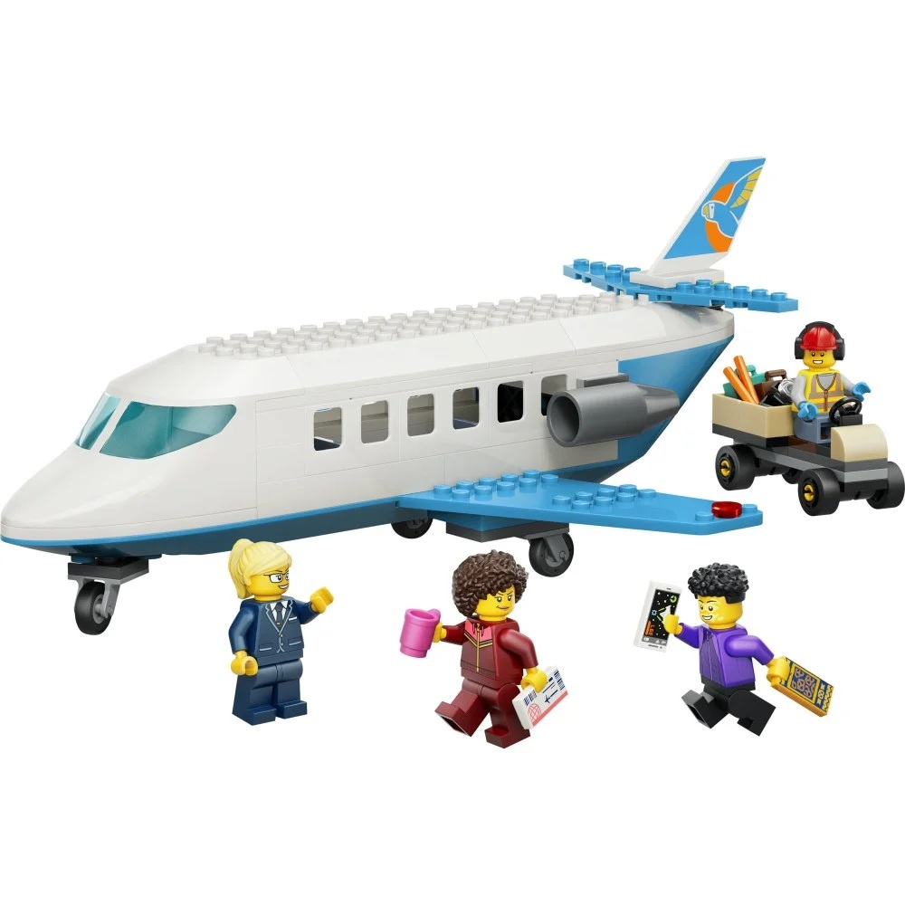 Klocki Lego City 60492 Samolot pasażerski, zabawki Nino Bochnia, pomysł na prezent dla 4 latka, lego samolot