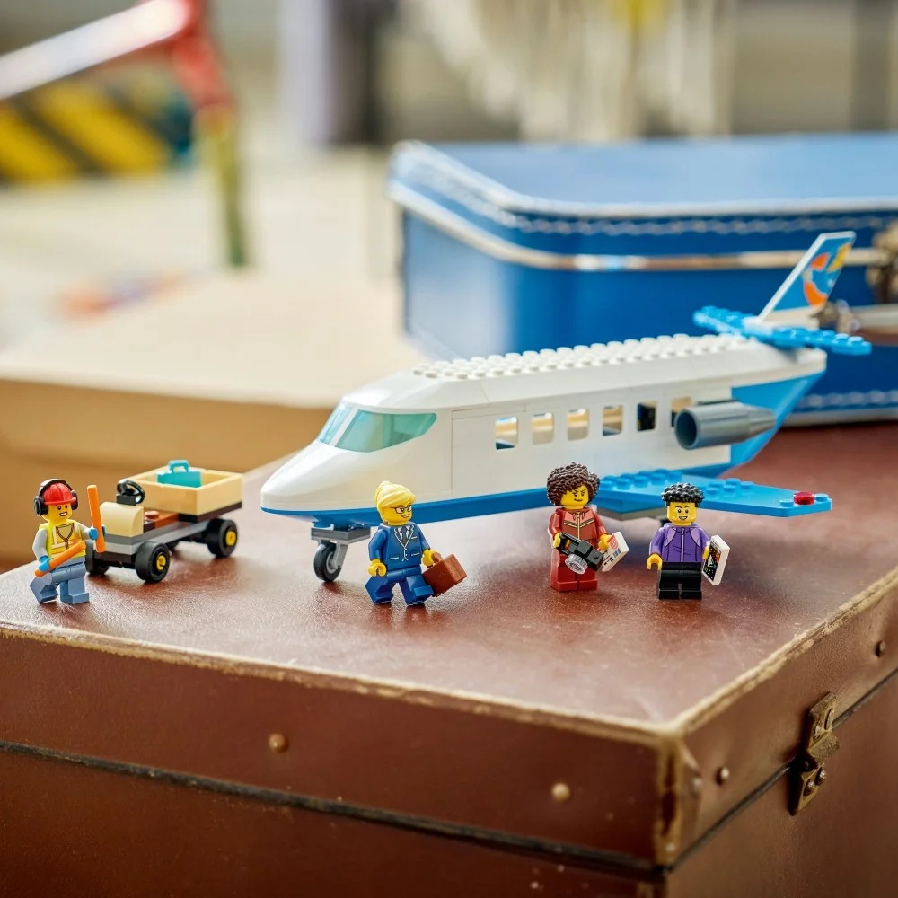 Klocki Lego City 60492 Samolot pasażerski, zabawki Nino Bochnia, pomysł na prezent dla 4 latka, lego samolot