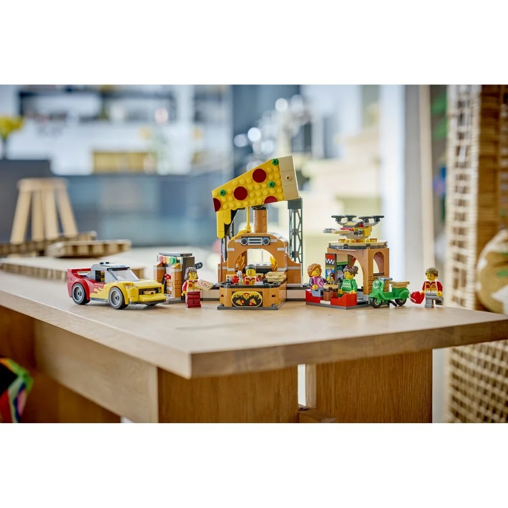 Klocki Lego City 60496 Dostawa pizzy z pojazdami, zabawki Nino Bochnia, pomysł na prezent dla 6 latka, lego city