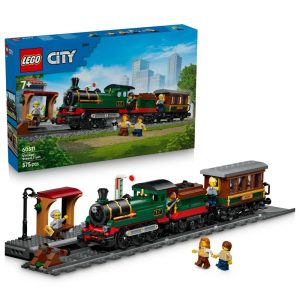 Klocki Lego City 60511 Retro pociąg z lokomotywą parową, zabawki nino bochnia, pomysł na prezent dla 7 latka, lego ciuchcia, lego city kolejka, lego pociąg, lego lokomotywa