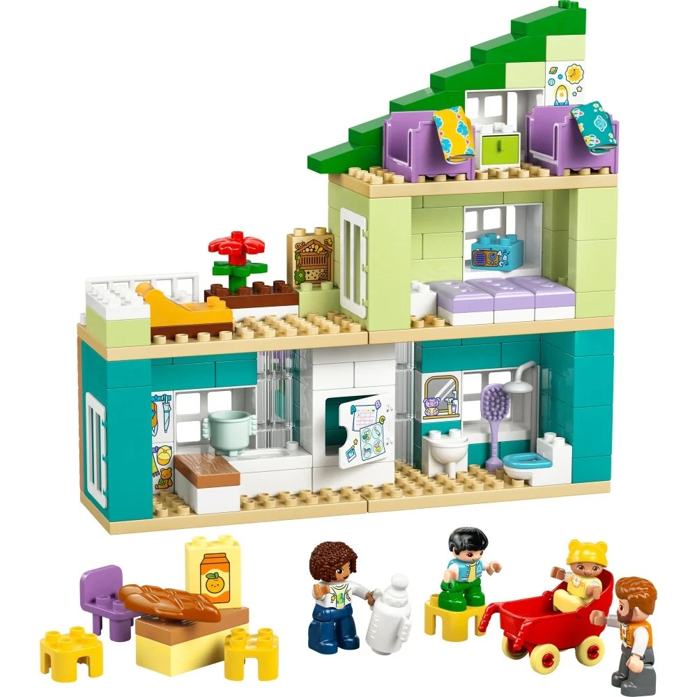 Klocki Lego Duplo 10470 Nowoczesny dom rodzinny 3w1 z figurkami, zabawki Nino Bochnia, pomysł na prezent dla 2 latka, lego duplo klocki dla małych dzieci