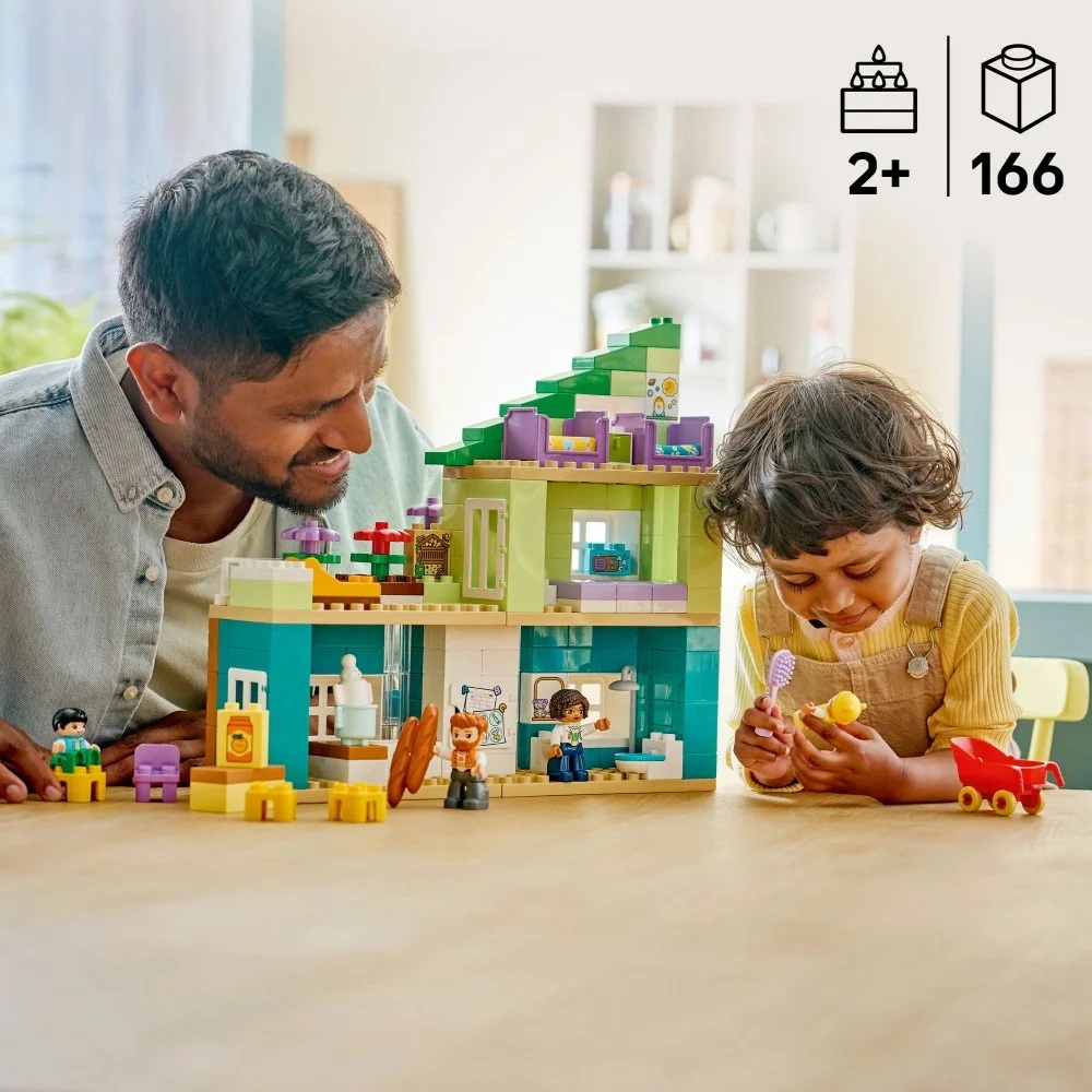 Klocki Lego Duplo 10470 Nowoczesny dom rodzinny 3w1 z figurkami, zabawki Nino Bochnia, pomysł na prezent dla 2 latka, lego duplo klocki dla małych dzieci