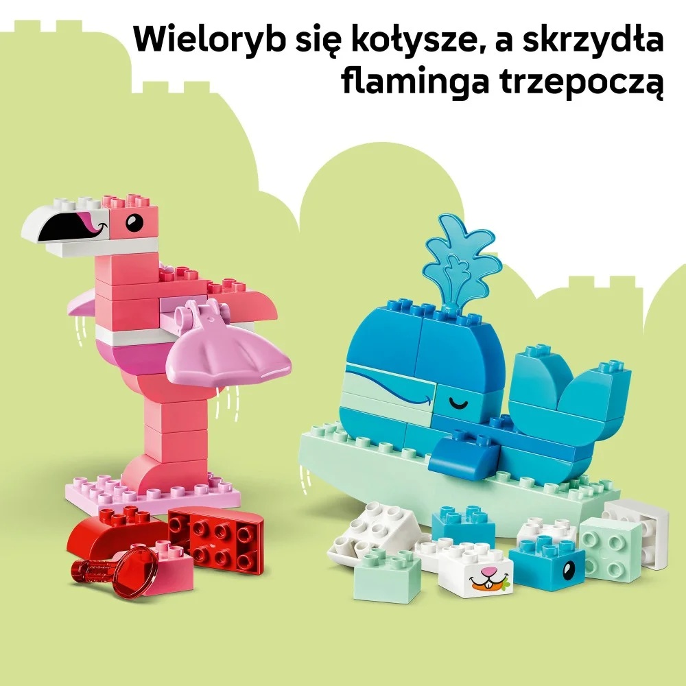 Klocki Lego Duplo 10472 Gra w budowanie zwierzątek, zabawki Nino Bochnia, pomysł na prezent dla 3 latka, lego duplo zwierzątka, zabawa w budowanie dla maluszków