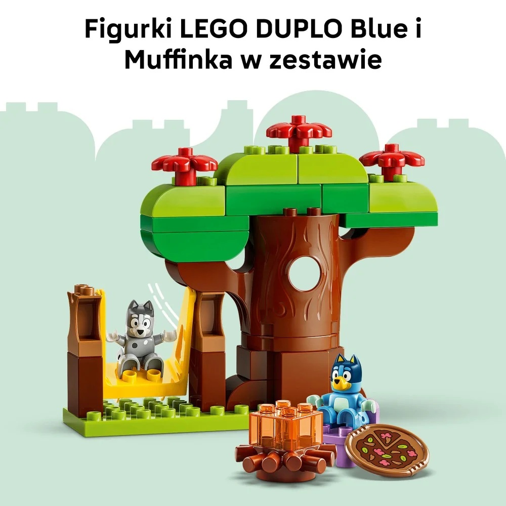Klocki Lego Duplo Bluey 10469 Pizzerki z Muffinka i Bluey, zabawki nino Bochnia, pomysł na prezent dla 2 latka, lego duplo klocki