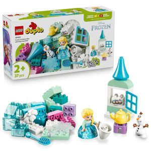 Klocki Lego Duplo Kraina Lodu 10462 Kreatywne pudełko z Elzą i Olafem, zabawki Nino Bochnia, pomysł na prezent dla 2 latki, lego duplo kraina lodu