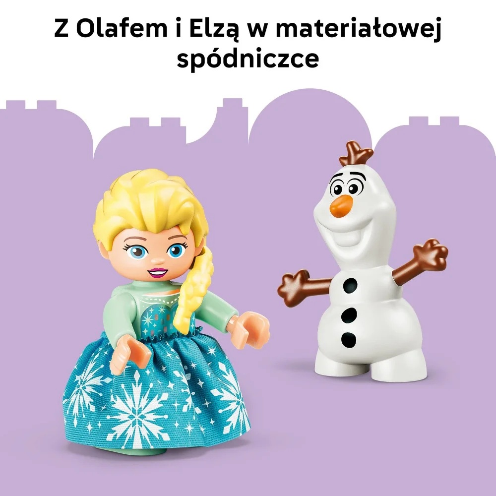 Klocki Lego Duplo Kraina Lodu 10462 Kreatywne pudełko z Elzą i Olafem, zabawki Nino Bochnia, pomysł na prezent dla 2 latki, lego duplo kraina lodu