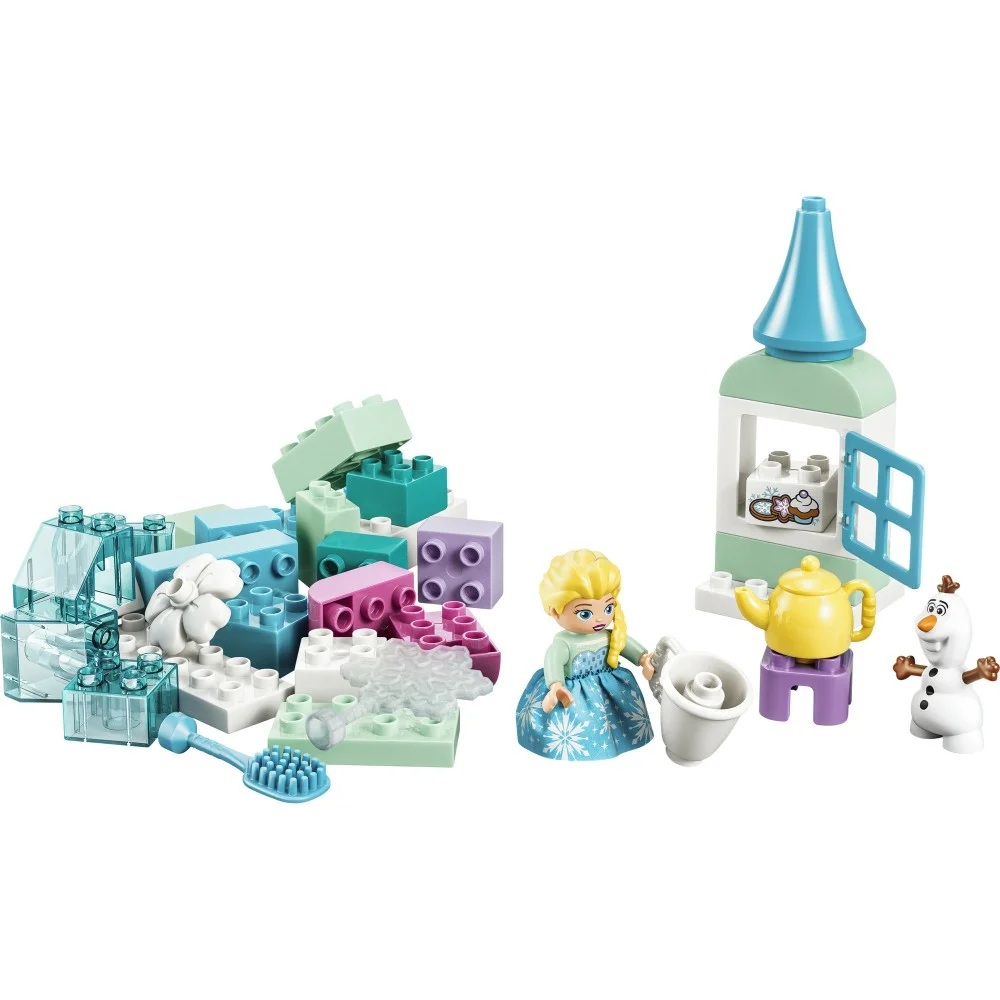 Klocki Lego Duplo Kraina Lodu 10462 Kreatywne pudełko z Elzą i Olafem, zabawki Nino Bochnia, pomysł na prezent dla 2 latki, lego duplo kraina lodu