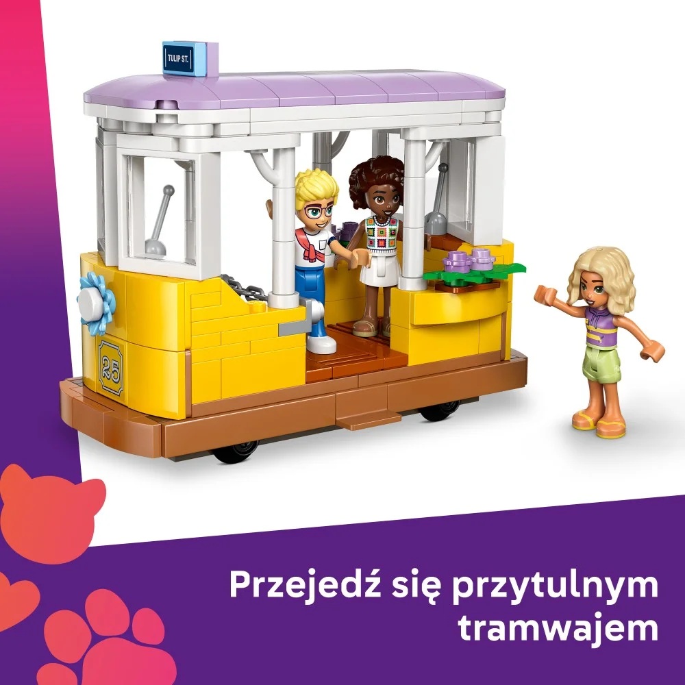 Klocki Lego Friends 42671 Zielona kawiarnia i kwiaciarnia, zabawki Nino Bochnia, pomysł na prezent dla 9 latki, klocki lego Friends, lego 42671