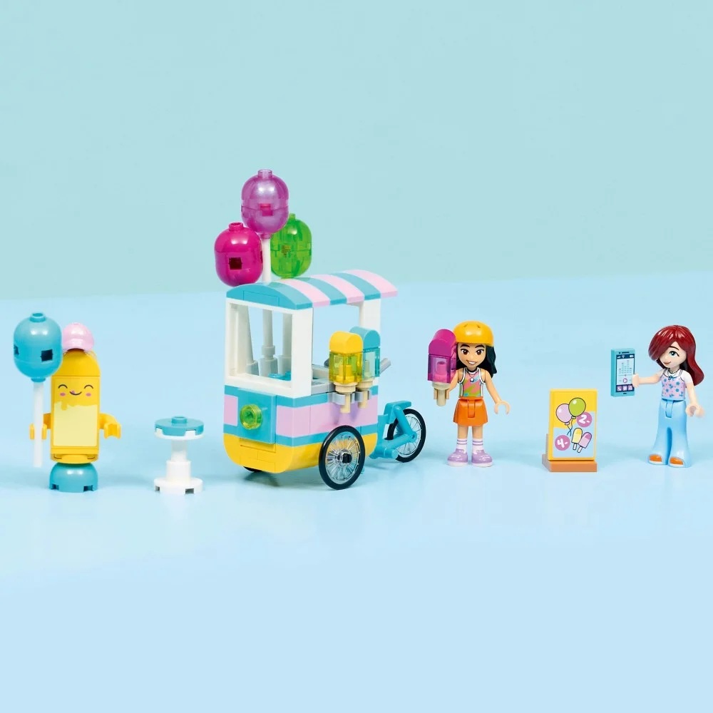Klocki Lego Friends 42692 Stoisko z lodami i balonami, zabawki Nino Bochnia, ANRE Bochnia, pomysł na prezent dla 6 latki, lego Friends, klocki lego dla dziewczynki