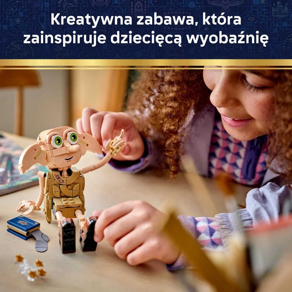 Klocki Lego Harry Potter 76469 Wolny skrzat Zgredek, zabawki Nino Bochnia, pomysł na prezent dla 9 latka, lego Zgredek