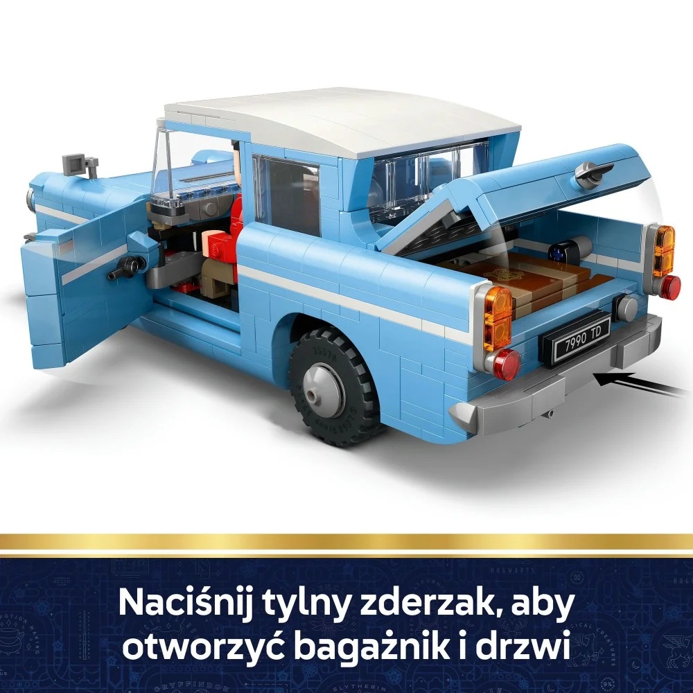 Klocki Lego Harry Potter 76470 Zaczarowany latający ford Anglia, zabawki Nino Bochnia, pomysł na prezent dla 14 latka, lego Harry potter, lego Ford Anglia