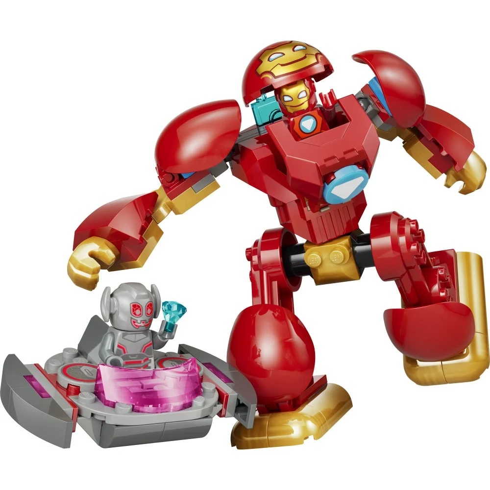 Klocki Lego Marvel 11209 Ultron kontra Iron Man, zabawki Nino Bochnia, pomysł na prezent dla 4 latka, lego Avengers, lego iron man