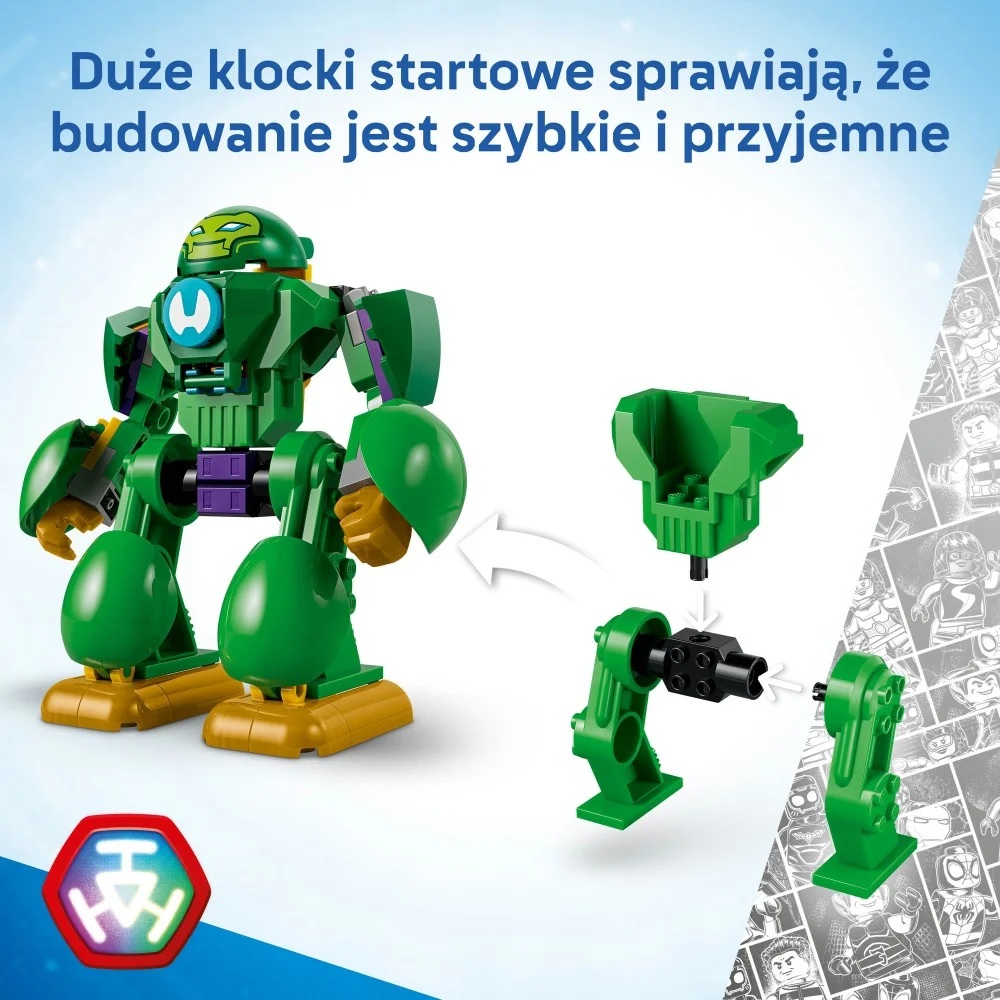 Klocki Lego Marvel 11211 Loki kontra drużyna Iron Mana, zabawki Nino Bochnia, pomysł na prezent dla 4 latka, lego marvel dla mniejszych dzieci, lego Avengers dla 4 latka
