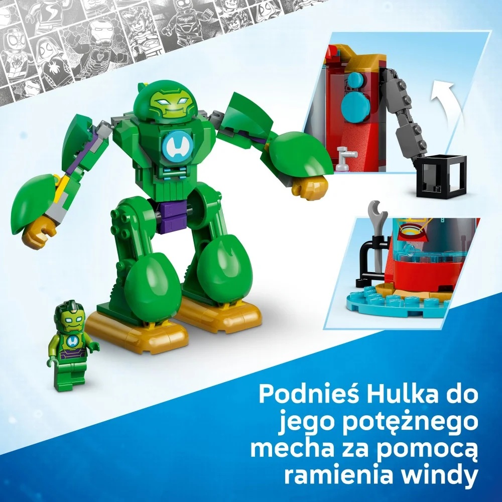 Klocki Lego Marvel 11211 Loki kontra drużyna Iron Mana, zabawki Nino Bochnia, pomysł na prezent dla 4 latka, lego marvel dla mniejszych dzieci, lego Avengers dla 4 latka