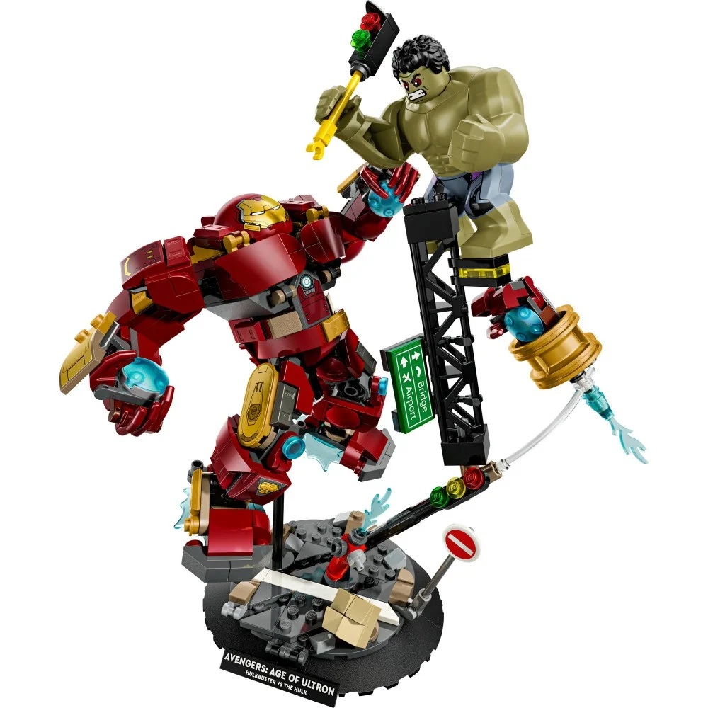 Klocki Lego Marvel 76343 Epicka bitwa Hulkbuster kontra Hulk, zabawki Nino Bochnia, pomysł na prezent dla 7 latka, lego avengers
