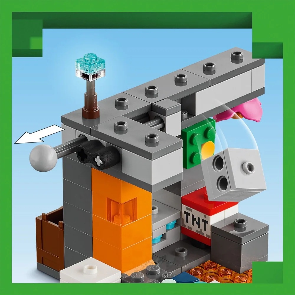 Klocki Lego Minecraft 21274 Spotkanie ze strażnikiem, zabawki nino Bochnia, pomysł na prezent dla 7 latka, klocki Lego Minecraft, lego dla 7 latka