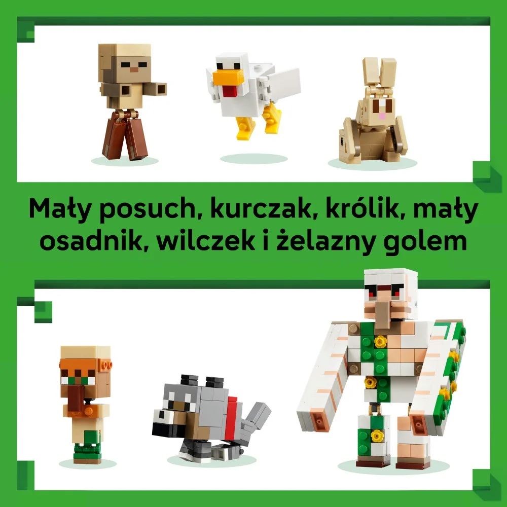 Klocki Lego Minecraft 21592 Atak kurzego jeźdźca na pustyni, zabawki Nino Bochnia, pomysł na prezent dla 9 latka, klocki lego minecraft, lego 21592