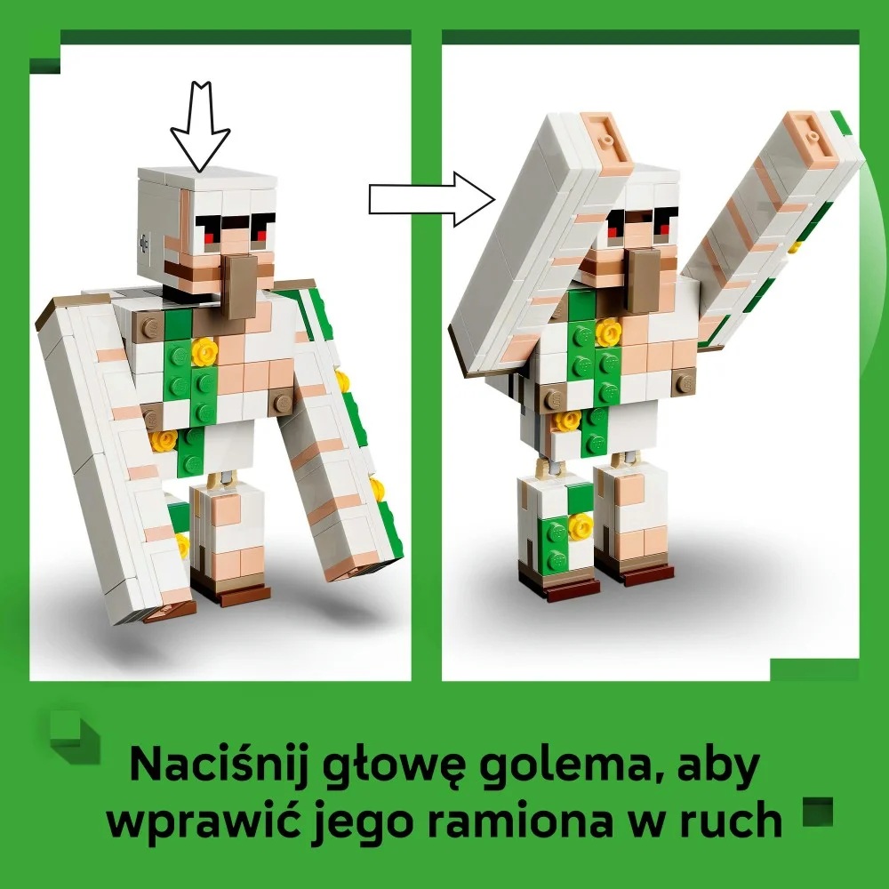 Klocki Lego Minecraft 21592 Atak kurzego jeźdźca na pustyni, zabawki Nino Bochnia, pomysł na prezent dla 9 latka, klocki lego minecraft, lego 21592