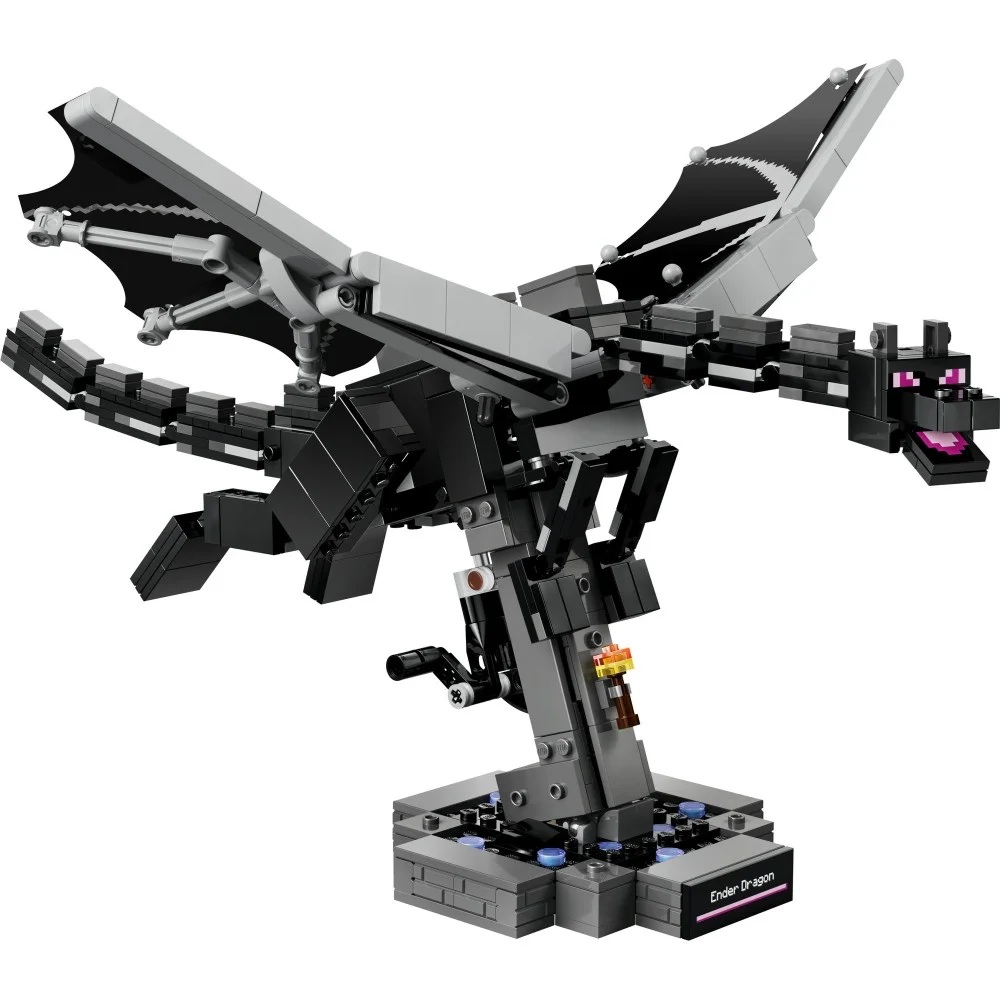 Klocki Lego Minecraft 21595 Smok kresu, zabawki Nino Bochnia, pomysł na prezent dla 10 latka, lego smok z minecrafta