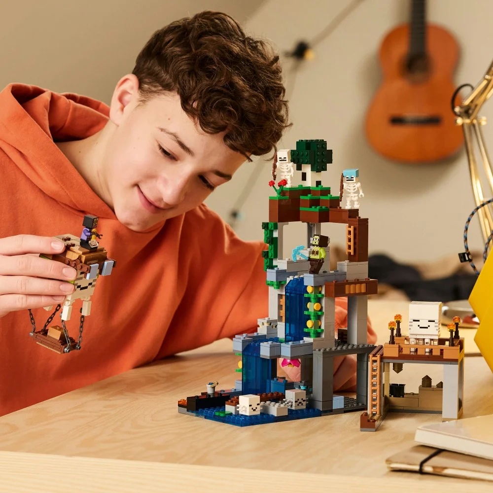 Klocki Lego Minecraft 21597 Stacja Ghasta, zabawki Nino Bochnia, pomysł na prezent dla 9 latka, klocki lego minecraft, lego 21597