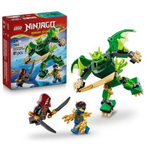 Klocki Lego Ninjago 71862 Smoczy Mech Lloyda zestaw bitewny, zabawki Nino bochnia, pomysł na prezent dla 6 latka, lego ninjago zielony mech Lloyda