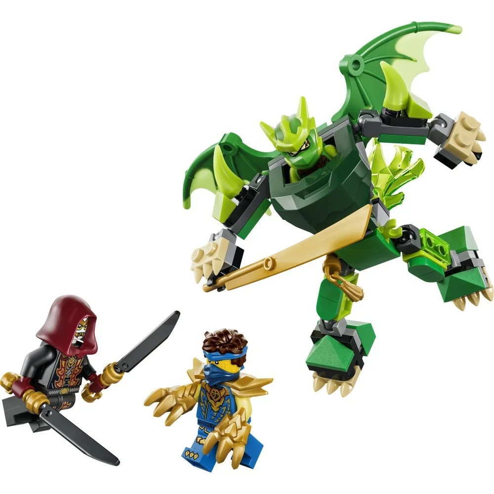 Klocki Lego Ninjago 71862 Smoczy Mech Lloyda zestaw bitewny, zabawki Nino bochnia, pomysł na prezent dla 6 latka, lego ninjago zielony mech Lloyda