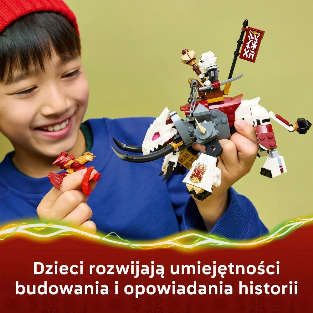 Klocki Lego Ninjago 71863 Zilvar i smocza bestia Grimtak, zabawki Nino Bochnia, pomysł na prezent dla 7 latka, lego Ninjago