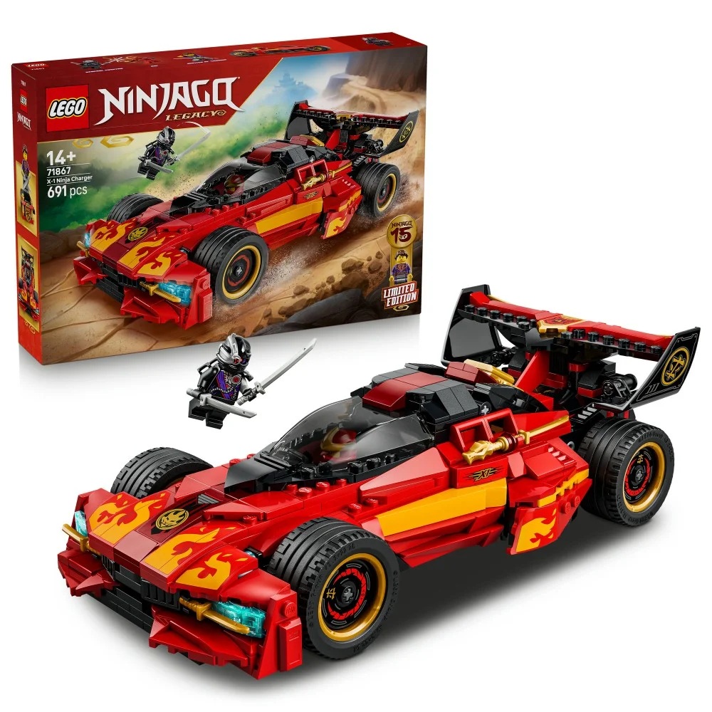 Klocki Lego Ninjago 71867 Ninjaścigacz X-1, zabawki nino bochnia, pomysł na prezent dla 14 latka, lego ninjago, klocki lego ninjago samochód