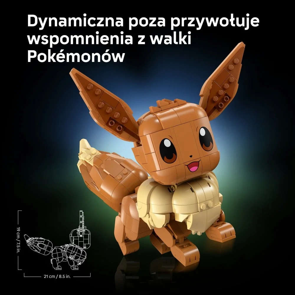 Klocki Lego Pokemon 72151 Eevee, zabawki Nino Bochnia, pomysł na prezent dla 18 latka, lego Pokemony
