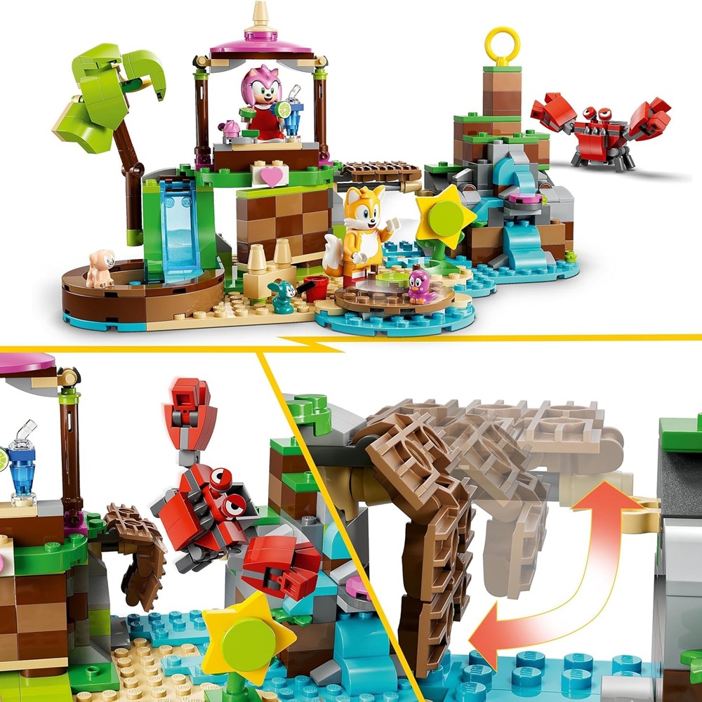 Klocki Lego Sonic The Hedgehog 76992 Wyspa dla zwierząt Amy, zabawki Nino Bochnia, pomysł na prezent dla 7 latka, lego Sonik, lego Sonic