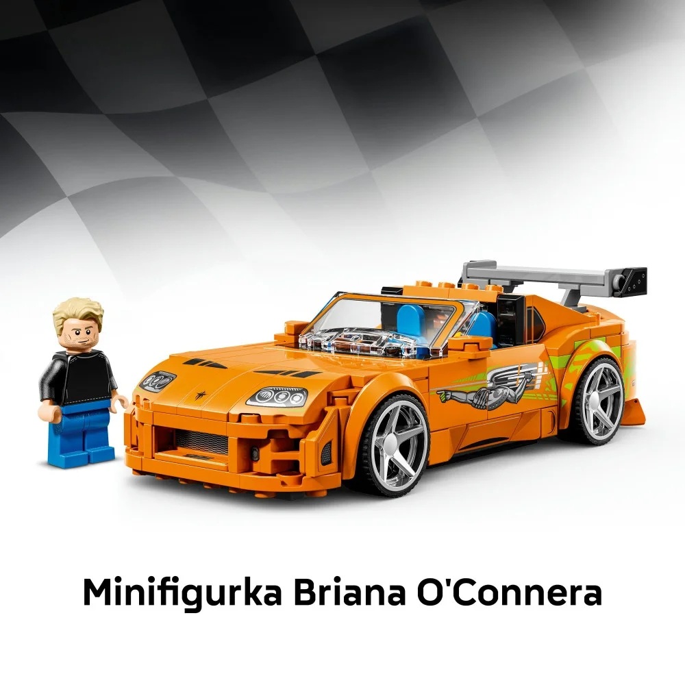 Klocki Lego Speed Champions 77260 Szybcy i wściekli Toyota Supra MK4, zabawki Nino Bochnia, pomysł na prezent dla 10 latka, lego samochody, lego 77260