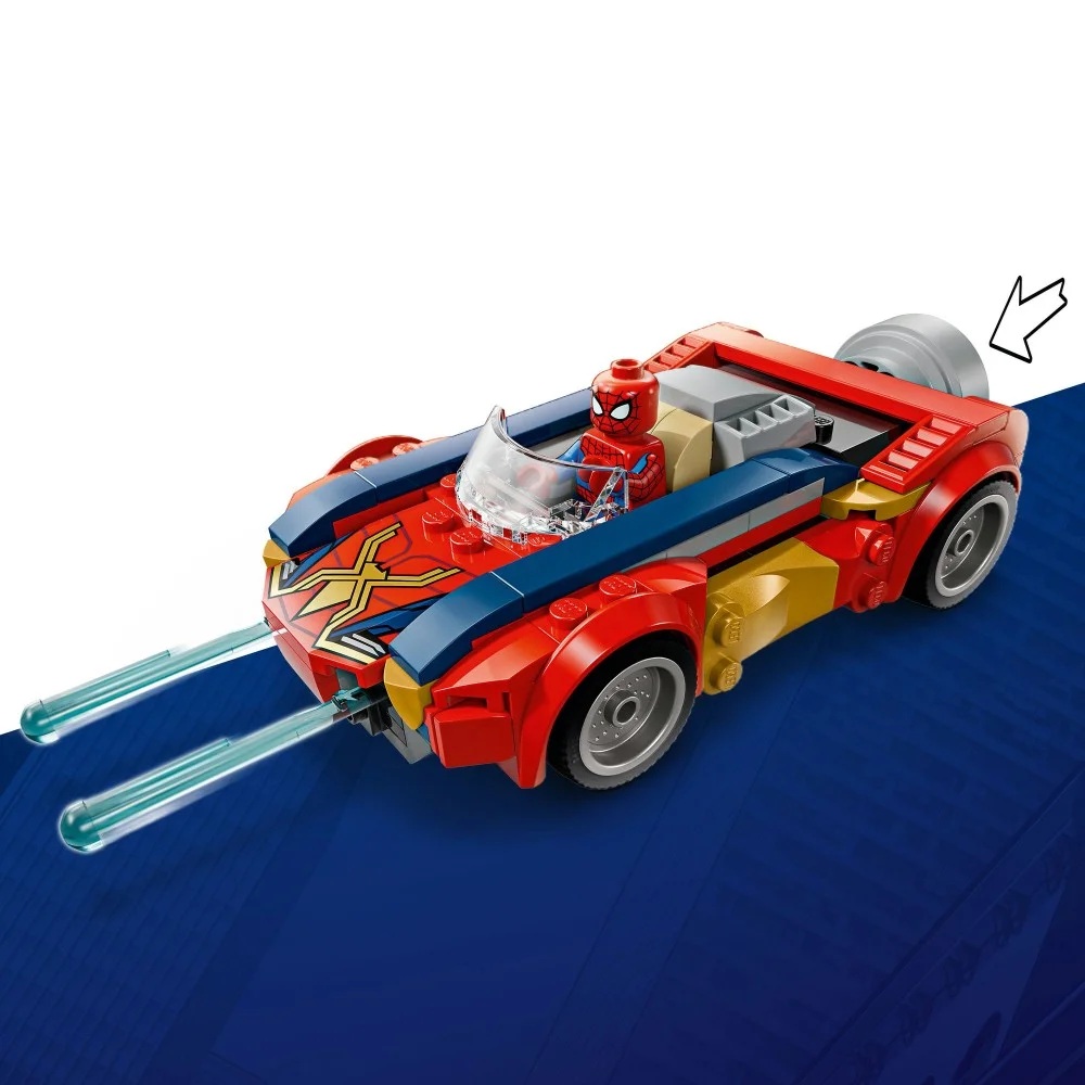 Klocki Lego Spiderman 76336 Spider-man w samochodzie kontra zvenomowany Wolverine, zabawki Nino Bochnia, pomysł na prezent dla 7 latka, lego Spiderman