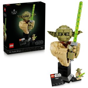 Klocki Lego Star Wars 75438 Popiersie Yody, zabawki Nino Bochnia, pomysł na prezent dla 18 latka, klocki lego Star Wars dla dorosłego, lego Popiersie Yody