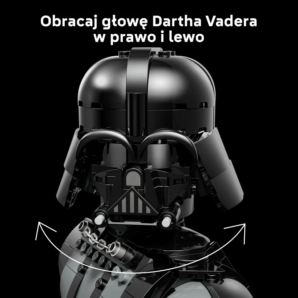 Klocki Lego Star Wars 75439 Popiersie Dartha Vadera, zabawki Nino Bochnia, pomysł na prezent dla 18 latka, lego Star Wars, klocki lego Gwiezdne Wojny